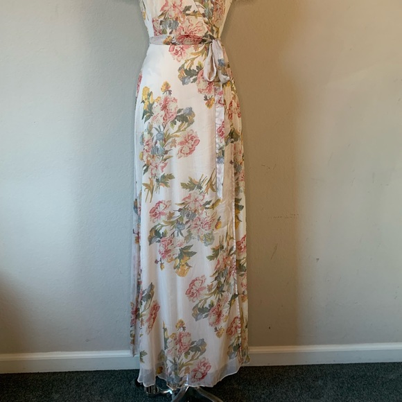Floral Warp Maxi Dress 💖 NWT - Picture 4 of 5
